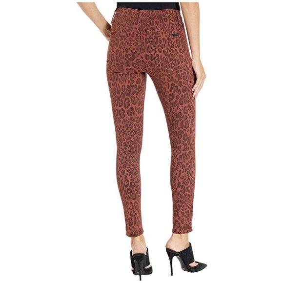 JOE'S JEANS The Charlie Ankle Skinny Jeans - Twisted Leopard Print- Size 29  NWT - Picture 2 of 3